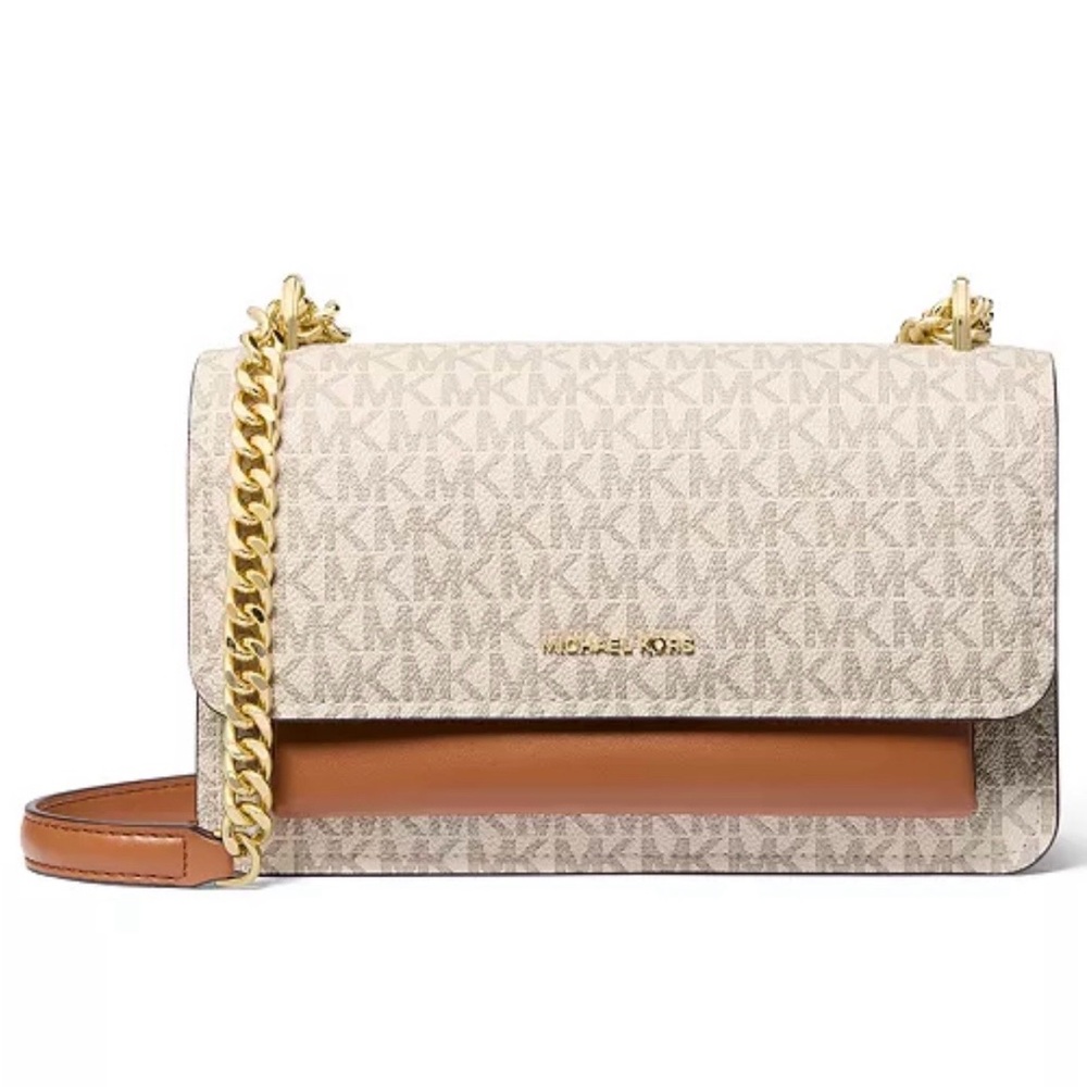 MICHAEL Michael Kors
Michael Kors Claire Small Shoulder  Logo Crossbody Bag NWT